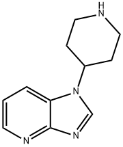 1-(哌啶-4-基)-1H-咪唑并[4,5-B]吡啶 结构式