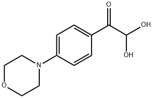 4-MORPHOLINOPHENYLGLYOXAL HYDRATE 结构式