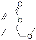 1-(methoxymethyl)propyl acrylate 结构式