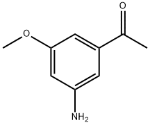 Ethanone, 1-(3-amino-5-methoxyphenyl)- (9CI) 结构式