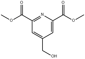 4-(羟甲基)吡啶-2,6-二甲酸二甲酯 结构式