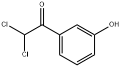 2,2-二氯-1-（3-羟苯基）-乙酮 结构式