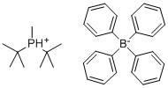 四苯基硼化二叔丁基甲基膦 结构式
