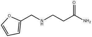 3-((呋喃-2-基甲基)氨基)丙酰胺 结构式