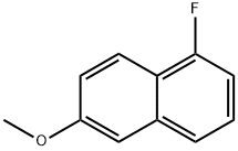 Naphthalene, 1-fluoro-6-methoxy- (9CI) 结构式