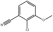 2-氯-3-甲氧基苯甲腈 结构式