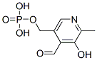 3-羟基-2-甲基-5-磷酰氧甲基-4-吡啶甲醛 结构式