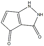 3,4-Cyclopentapyrazoledione,  1,2-dihydro- 结构式