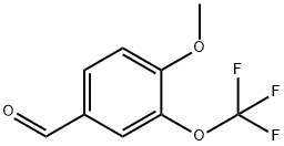 4-甲氧基-3-三氟甲氧基苯甲醛 结构式