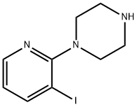 1-(3-碘吡啶)哌嗪 结构式