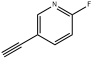 5-乙炔基-2-氟吡啶 结构式