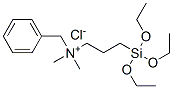 benzyldimethyl[3-(triethoxysilyl)propyl]ammonium chloride 结构式