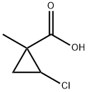 2-chloro-1-methylcyclopropanecarboxylic acid 结构式