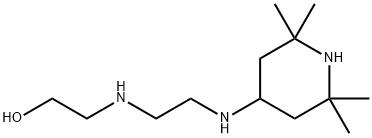 2-[[2-[N-(2,2,6,6-tetramethyl-4-piperidyl)]aminoethyl]amino]ethanol 结构式