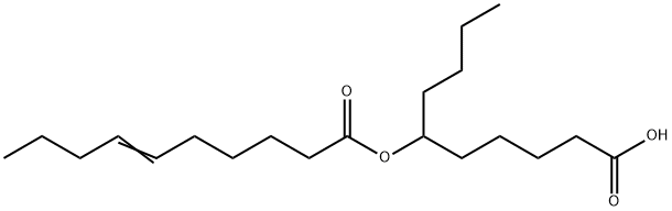 1-butyl-5-carboxypentyl 6-decenoate 结构式