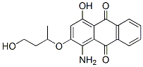 1-amino-4-hydroxy-2-(3-hydroxy-1-methylpropoxy)anthraquinone 结构式