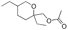 2,5-diethyltetrahydro-2H-pyran-2-methyl acetate  结构式