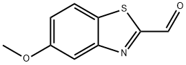 5-甲氧基苯并[D]噻唑-2-甲醛 结构式