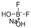 sodium difluorodihydroxyborate(1-) 结构式