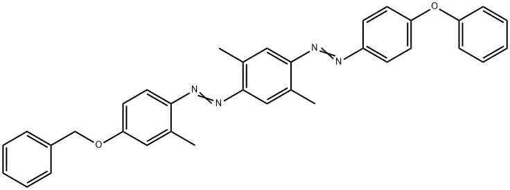 [3-[[4-(benzyloxy)-o-tolyl]azo]-p-xylene]azo(4-phenoxybenzene) 结构式