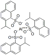 aluminium (1-methylethyl)naphthalenesulphonate 结构式