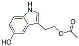 O-acetyl-5-hydroxytryptophol 结构式