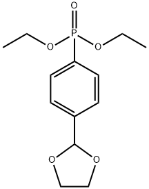 DIETHYL[4-(1,3-DIOXOLAN-2-YL)PHENYL]PHOSPHONATE 结构式