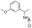 1-(3-甲氧基苯基)乙胺盐酸盐 结构式