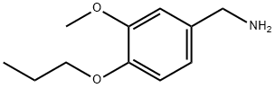 1-(3-methoxy-4-propoxyphenyl)methanamine 结构式