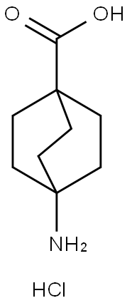 4-氨基双环[2.2.2]辛烷-1-羧酸盐酸盐 结构式