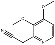 (3,4-DIMETHOXY-PYRIDIN-2-YL)-ACETONITRILE 结构式