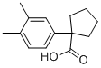 1-(3,4-DIMETHYLPHENYL)-CYCLOPENTANECARBOXYLIC ACID 结构式