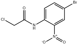 N-(4-溴-2-硝基苯基)-2-氯乙酰胺 结构式
