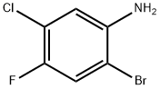 2-溴-4-氟-5-氯苯胺 结构式