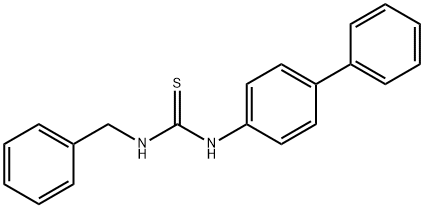 1 - ([1,1'-联苯] -4-基)-3-苄硫基脲 结构式