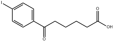 6-(4-IODOPHENYL)-6-OXOHEXANOIC ACID 结构式