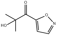 1-Propanone,  2-hydroxy-1-(5-isoxazolyl)-2-methyl- 结构式