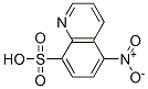 8-Quinolinesulfonic  acid,  5-nitro- 结构式