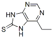 8H-Purine-8-thione,  6-ethyl-7,9-dihydro- 结构式