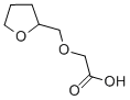 (四氢呋喃-2-基甲氧基)乙酸 结构式