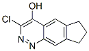 6H-Cyclopenta[g]cinnolin-4-ol,  3-chloro-7,8-dihydro- 结构式