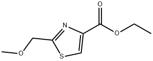 4-Thiazolecarboxylicacid,2-(methoxymethyl)-,ethylester(9CI) 结构式