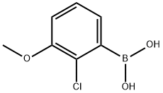 2-CHLORO-3-METHOXYPHENYLBORONIC ACID 结构式