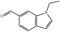 1-乙基-1H-吲哚-6-甲醛 结构式