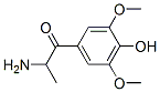 1-Propanone,  2-amino-1-(4-hydroxy-3,5-dimethoxyphenyl)- 结构式