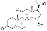 15 alpha-hydroxy-11-oxoprogesterone 结构式