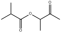 1-methyl-2-oxopropyl isobutyrate 结构式