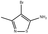 4-溴-3-甲基异噻唑-5-基胺 结构式