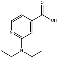 2-(二乙氨基)异烟酸 结构式