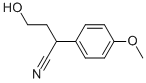 4-羟基-2-(4-甲氧基苯基)丁腈 结构式